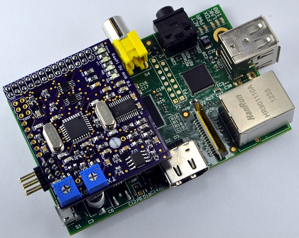 Raspberry Pi DV AVR board
