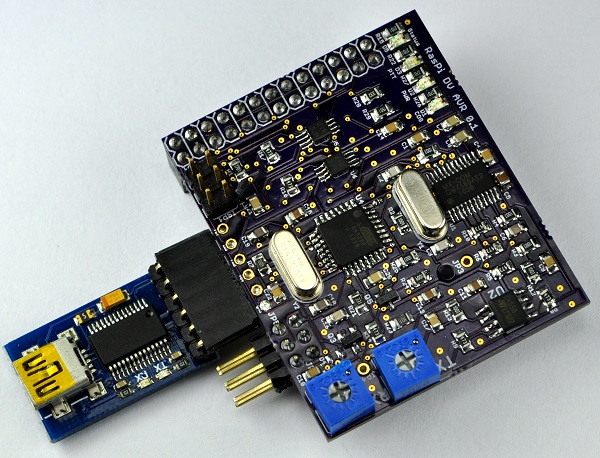 Raspberry Pi DV AVR jumpers