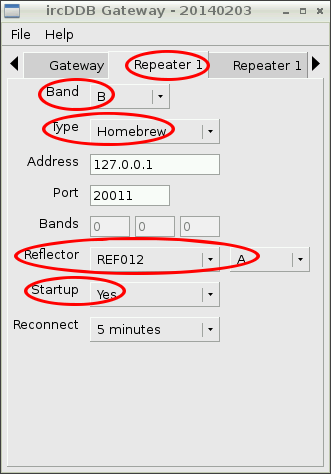 gateway-repeater settings