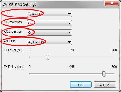 repeater-dvrptrv1 settings
